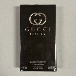 Gucci Guilty Pour Homme Eau de Toilette 50ml/ 1.6oz Brand New Sealed Authentic